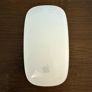 Apple Magic Mouse (Lightning Port) - Model: A1657 | Rechargeable | White/Silver